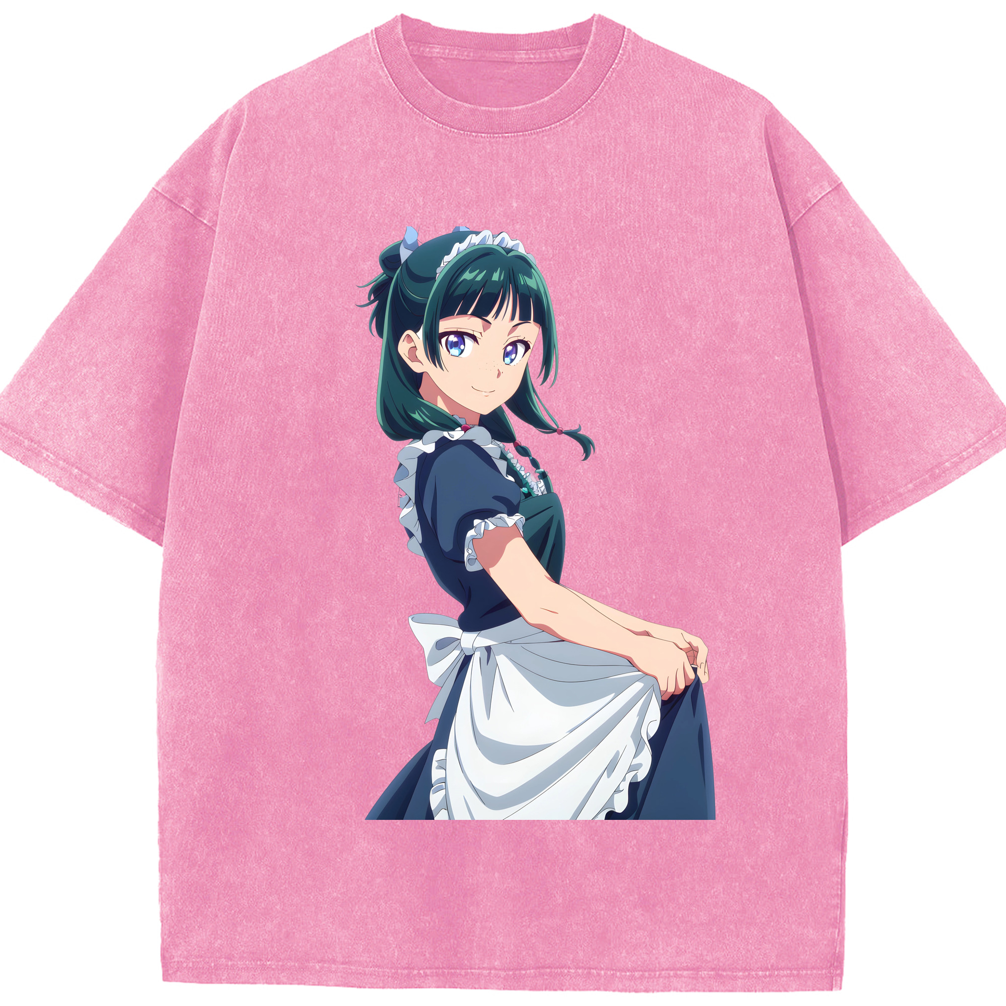 （画像用） 薬屋のひとりごと The Apothecary Diaries 綿100% ヴィンテージ風 半袖Tシャツ（フロントプリント）